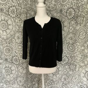 Dana Buchman Black Small Cardigan